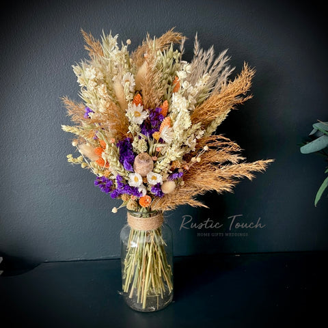 Apothecary vase bouquet
