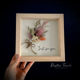 Personalised framed buttonhole