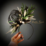 Fascinator dried flower head bands