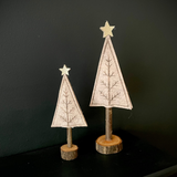 Felted tree set of 2