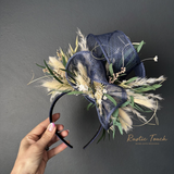 Fascinator dried flower head bands