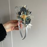 Fascinator dried flower head bands