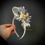 Fascinator dried flower head bands