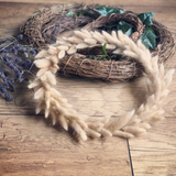 Bunny tail wreath