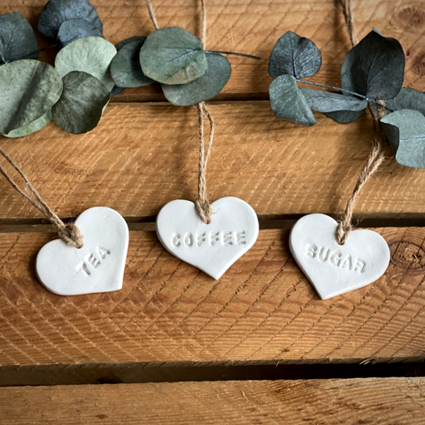 Canister clay tags