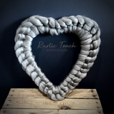 Knitted heart 15"